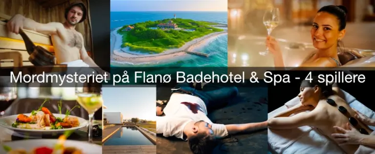 Mordmysteriet på Flanø Badehotel & Spa 4 personer